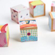 Festive Wood Block Puzzles | Assembles Fun Monkey & Cat Shapes | Natural Wood | Customization