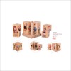 Circus Wooden Block Puzzle | Assembles Vibrant Circus Characters | Natural Wood Eco-Friendly Paint Stackable Design | Children' s Play & Educational Programs | B2B Customization