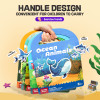Reusable Sticker Book for Kids | 5 Themes Activity Set | Orchard & Animals OEM ODM