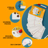 Trace Numbers | Write & Wipe Learning Cards | Cardboard | Education/Math Practice | Customizable