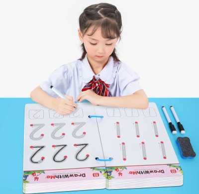 Line Drawing | Control Pen Training | (Cardboard, 21cm x 14cm, Reusable) | Learning | Customizable