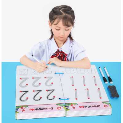 Line Drawing | Control Pen Training | (Cardboard, 21cm x 14cm, Reusable) | Learning | Customizable