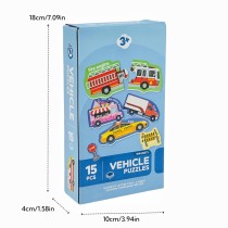 Vehicle Puzzles | Magnetic Learning | Cardboard | Early Education/Playtime | Customizable