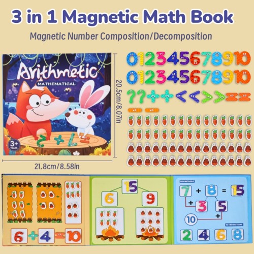 Animal Puzzle | Magnetic Matching | Cardboard, 20x15x3cm | Skill Building/Playtime | Customizable