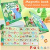 Alphabet Letters Magnetic Book | Educational Toy | Wooden, 26 letters | Kids Learning| Custom