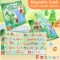 Alphabet Letters Magnetic Book | Educational Toy | Wooden, 26 letters | Kids Learning| Custom