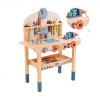 Kids' Wooden Workbench | Interactive Play | Wood, Gears & Tools | Skill Building & Fun | Custom