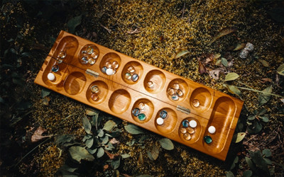 wooden chess game set