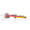 Wooden Car Transporter | Educational Play | Wood, Car Loading | Kids' Play & Learning | Custom