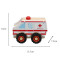 Wooden Ambulance Toy | Rescue Play | Wood, Detailed Features | Kids' Emergency Fun | Custom