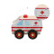 Wooden Ambulance Toy | Rescue Play | Wood, Detailed Features | Kids' Emergency Fun | Custom