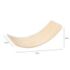 Balance Board for Kids | Promotes Gross Motor Skills | Natural Wood | Indoor Active Play | OEM Custom