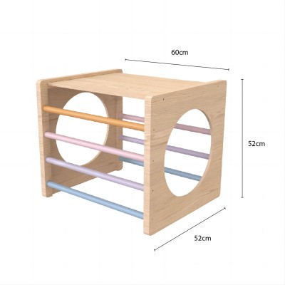 Wooden Climbing Cube | Durable Colorful | Wood, Climbing | Kids Play Learning | Customizable