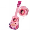 Cartoon Wooden Ukulele | Musical Toy | (Wood, 21 inches, 4 Strings) | Toddler Learning & Play | OEM