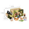 Wooden Safari Shape Sorter Truck | Educational Animal Toy | (Wood, Shape Matching) |Play | OEM