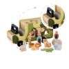 Wooden Safari Shape Sorter Truck | Educational Animal Toy | (Wood, Shape Matching) |Play | OEM