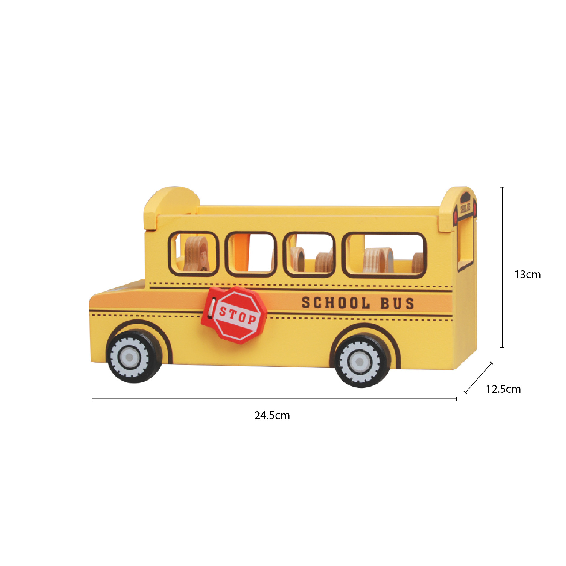 Wooden School Bus Toy