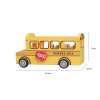 Wooden School Bus Toy | Educational Pull-Along Vehicle | Wood, Wheeled Play | Toddler Learning| OEM