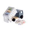 Wooden Recycling Truck Sorter | Educational Sorting Toy | Wood, Category Matching Play | OEM