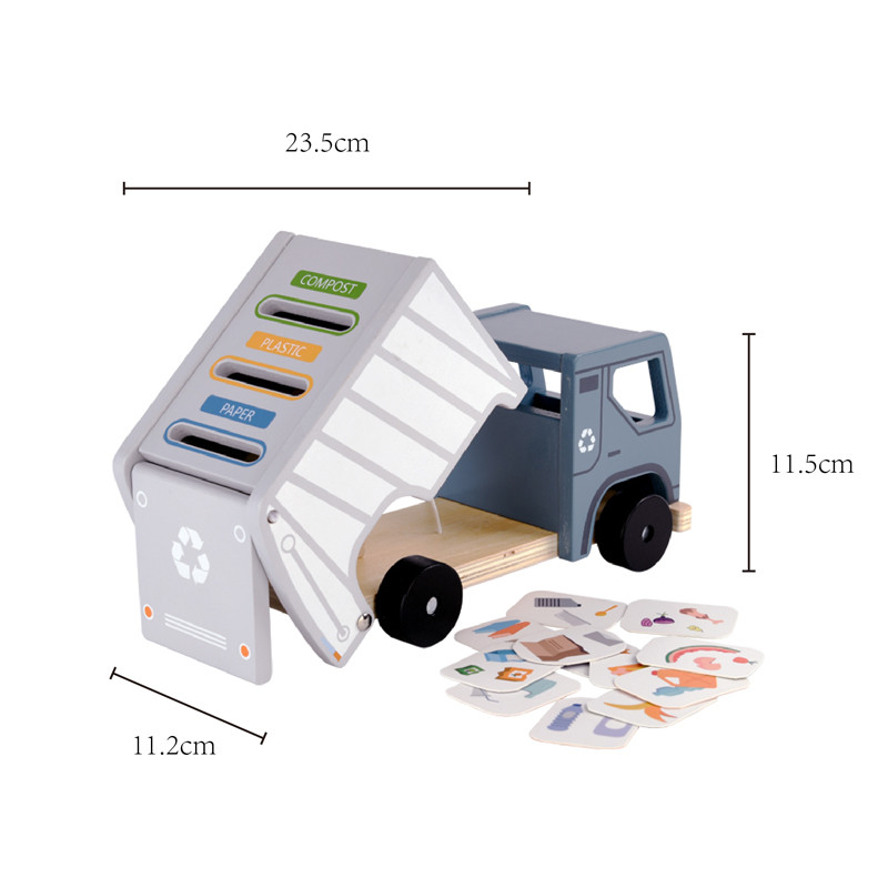 Wooden Recycling Truck Sorter