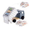 Wooden Recycling Truck Sorter | Educational Sorting Toy | Wood, Category Matching Play | OEM