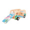 Wooden Beach Camper Van | Toy | Wood, Opening Ramp & Surfboards | Toddler Imaginative Play | OEM