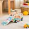 Wooden Beach Camper Van | Toy | Wood, Opening Ramp & Surfboards | Toddler Imaginative Play | OEM