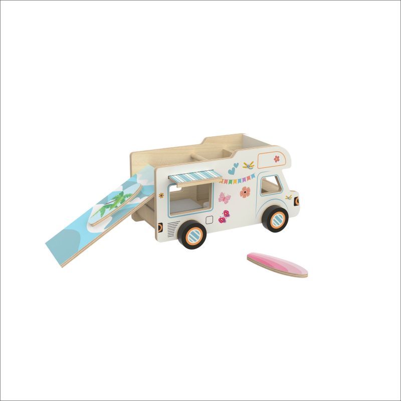 Wooden Family Fun Camper Van
