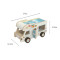 Wooden Family Fun Camper Van | Colorful Adventure Toy | Wood, Opening Doors| Toddler Play | OEM