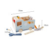Wooden Tool Truck Toy | Multi-Function Playset | Solid Wood | STEM Learning, Kids Gift | OEM Custom