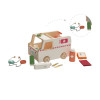 Wooden Ambulance Toy | Pretend Play Set | Solid Wood | Educational Role Play | OEM Custom