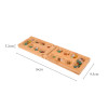 Folding Wooden Mancala Game | Portable Strategy Toy | Wood & Gemstones, Folding Board | OEM
