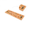 Folding Wooden Mancala Game | Portable Strategy Toy | Wood & Gemstones, Folding Board | OEM