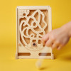Wooden Sea Adventure Maze | Interactive Pull-String Toy | Wood Ball Navigation | Toddler Play | OEM