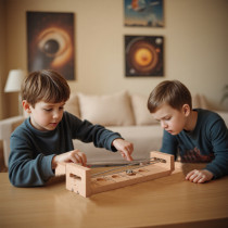 Wooden Solar System Distance Model | Educational Planet Toy | Wood | Kids Learning Play | OEM