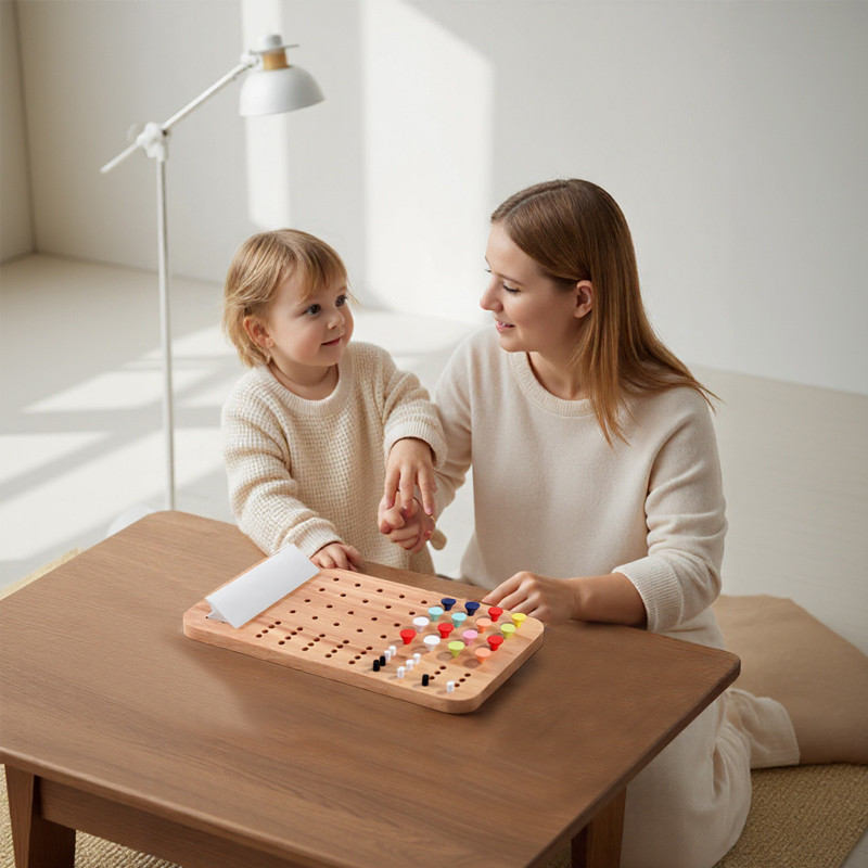 Wooden Color Pegboard