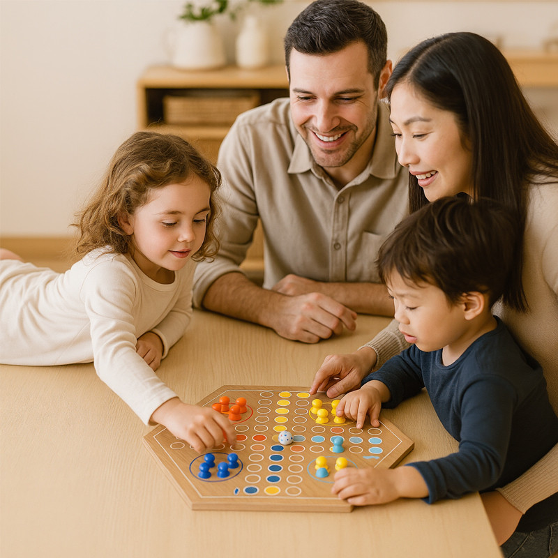 Wooden Game Ludo