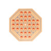 Wooden Octagon Solitaire Board Game | 30cm | Natural Beech Wood, Logic Training Toy | Custom