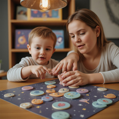 Forestoy Space Memory Game | Educational Matching Toy | Wood | Toddler Learning Play | OEM