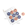 Forestoy Space Tic Tac Toe Game | Themed Strategy Toy | Wood | Kids Learning Family Fun | OEM