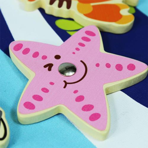Forestoy Ocean Fishing Game | Magnetic Educational Toy | Wood| Toddler Learning & Coordination Play | OEM