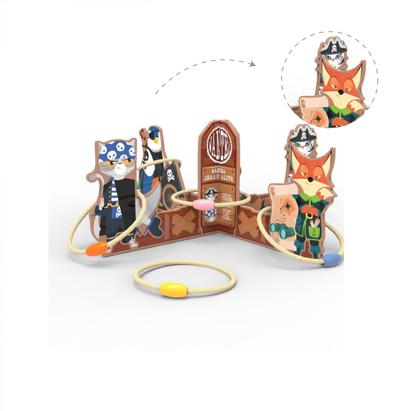 Wooden Ring Toss Game