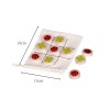 Forestoy Ladybug Tic Tac Toe | Portable Strategy Toy | Wood | Kids Learning Family Fun | OEM