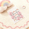 Forestoy Unicorn Tic Tac Toe | Magical Strategy Toy | Wood Fabric, 17cm x 13.5cm Grid Matching | OEM