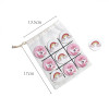 Forestoy Unicorn Tic Tac Toe | Magical Strategy Toy | Wood Fabric, 17cm x 13.5cm Grid Matching | OEM