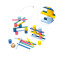 Forestoy Balancing Boat Stacking Game Toy | Wood, Multi-Color Sticks, Balancing Function |OEM