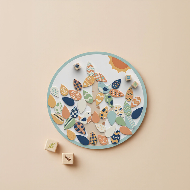 Wooden Game Matching Games