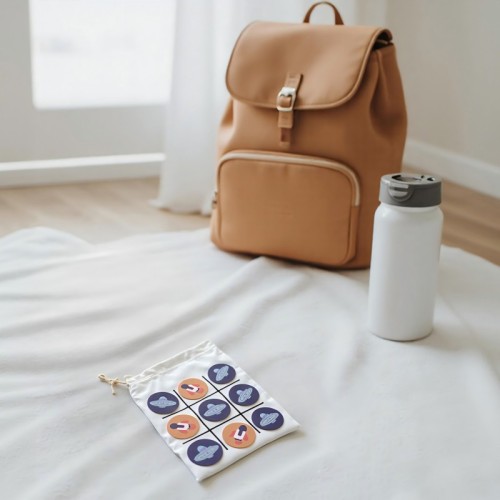 Forestoy Space Tic Tac Toe Game | Themed Strategy Toy | Wood | Kids Learning Family Fun | OEM