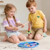 Forestoy Wooden Fishing Game | Educational Magnetic Toy | Wood | Toddler Learning Play | OEM