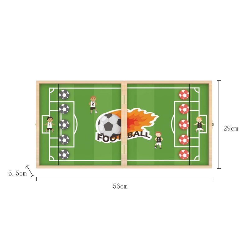 Wooden Football Paddles Game
